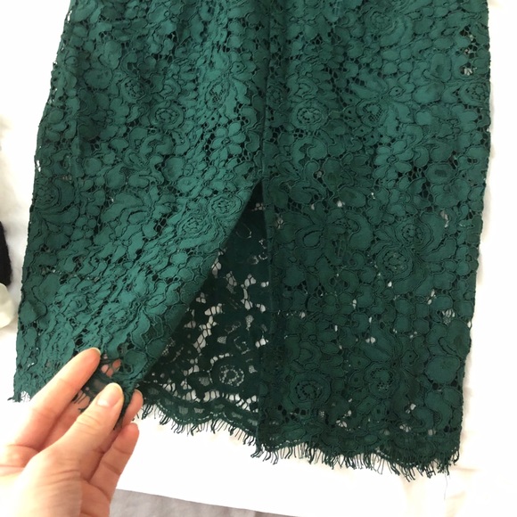 Bardot Lace Dress with Cold Shoulder - Picture 7 of 8